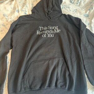 Lonely Ghost Women's Black Hoodie